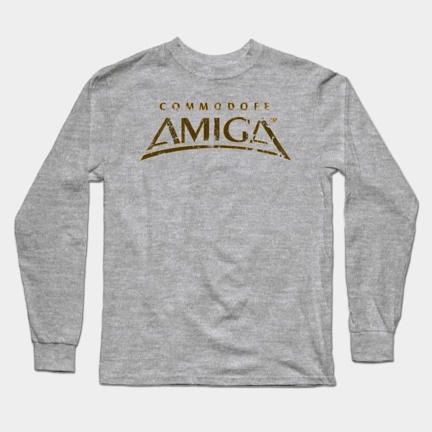 Commodore Amiga - Vintage Long Sleeve T-Shirt by JCD666